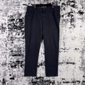 Bearbottom Pants Mens Size Extra Large Black Tapered Stretch Work Twill Comfy